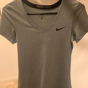 Nike pro fit grey shirt small